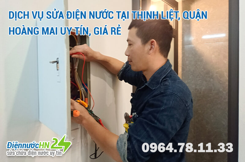 Sửa chữa điện nước tại Thịnh Liệt