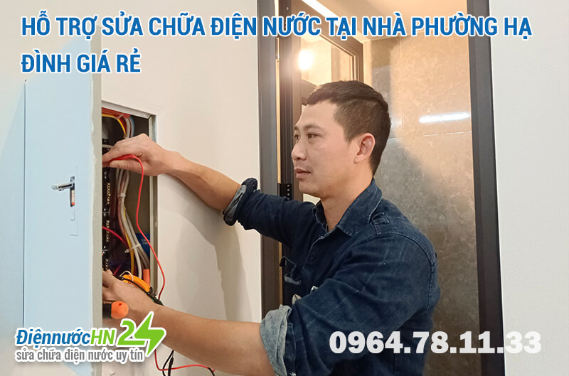 Sửa chữa điện nước tại Hạ Đình