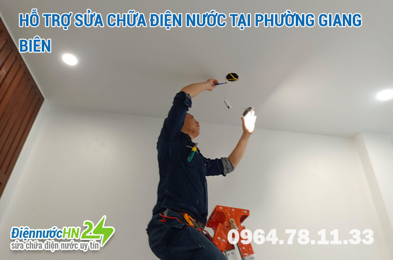 Sửa chữa điện nước tại Giang Biên