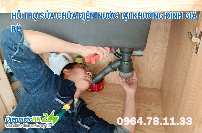 Sửa chữa điện nước tại Khương Đình