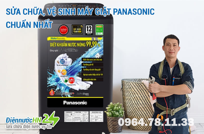 Sửa chữa, vệ sinh máy giặt Panasonic tại nhà, giá rẻ - 0964.78.11.33