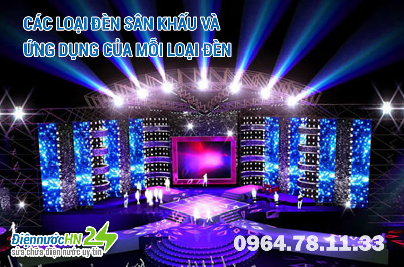 Tổng hợp Các loại đèn sân khấu phổ biến năm 2024
