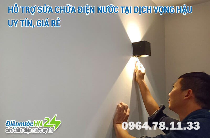 Sửa chữa điện nước tại Dịch Vọng Hậu