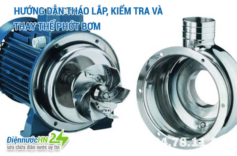 cách lắp phớt máy bơm nước