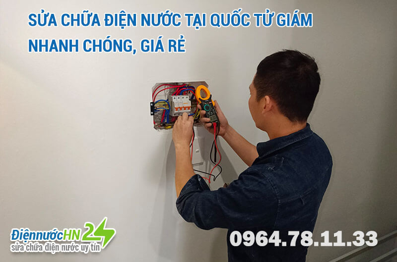 Sửa chữa điện nước tại Quốc Tử Giám