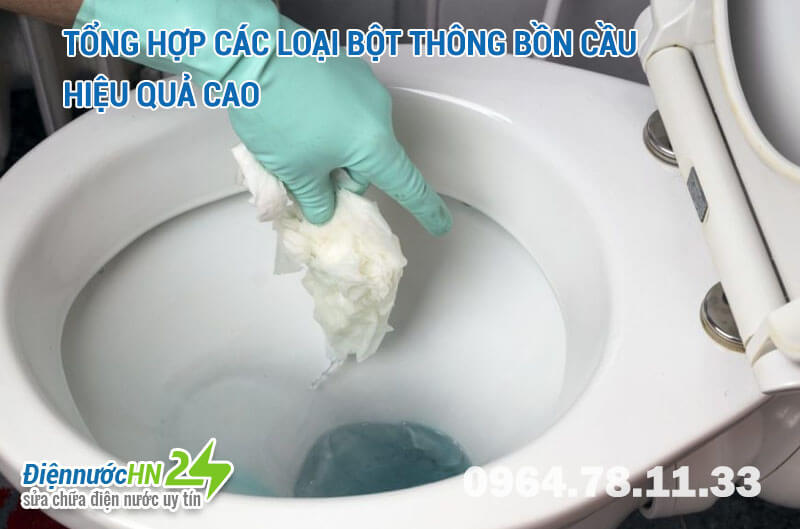 Bột thông bồn cầu
