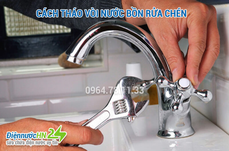  Hướng dẫn cách tháo vòi nước bồn rửa chén chi tiết