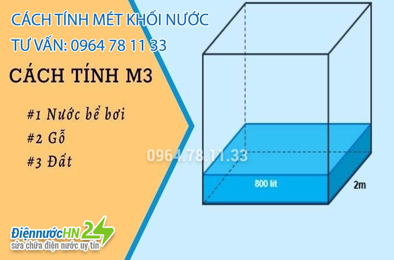 Mách bạn: Cách tính mét khối nước chính xác cho bể bơi