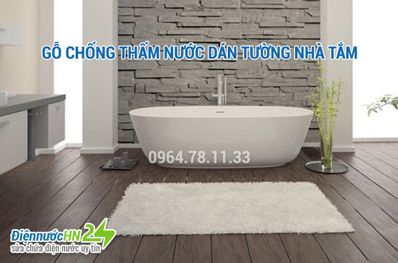 Gỗ chống thấm nước dán tường nhà tắm Gỗ chống thấm nước dán tường nhà tắm