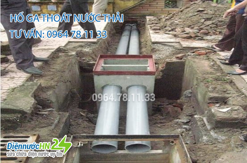 Hố ga thoát nước thải Hố ga thoát nước thải