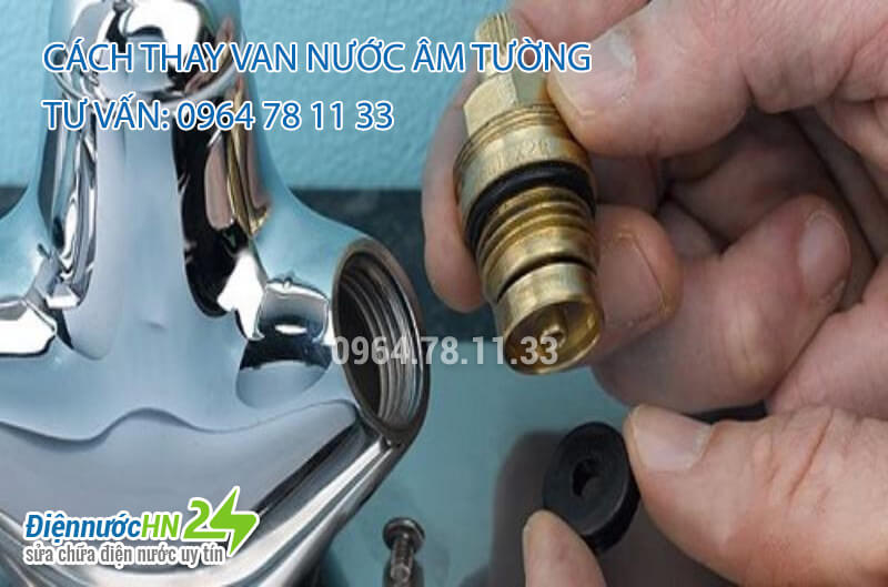 Cách thay van nước âm tường siêu đơn giản mà hiệu quả