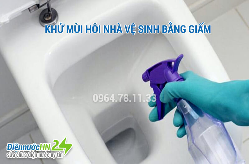 Khử mùi hôi nhà vệ sinh bằng giấm Khử mùi hôi nhà vệ sinh bằng giấm