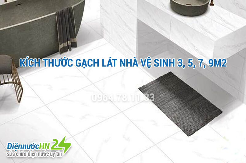 Cách chọn kích thước Gạch lát nhà vệ sinh chuẩn nhất 