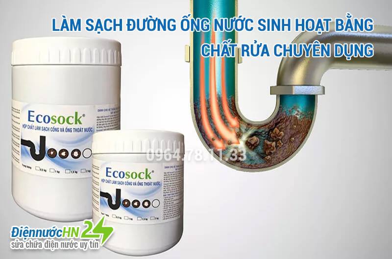 5 TIPS làm sạch đường ống nước sinh hoạt hiệu quả