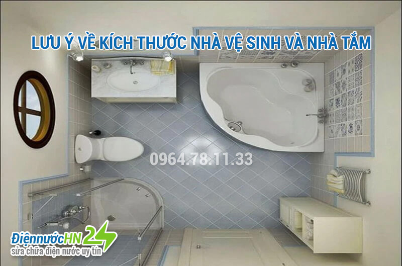 Lưu ý về kích thước nhà vệ sinh và nhà tắm Lưu ý về kích thước nhà vệ sinh và nhà tắm