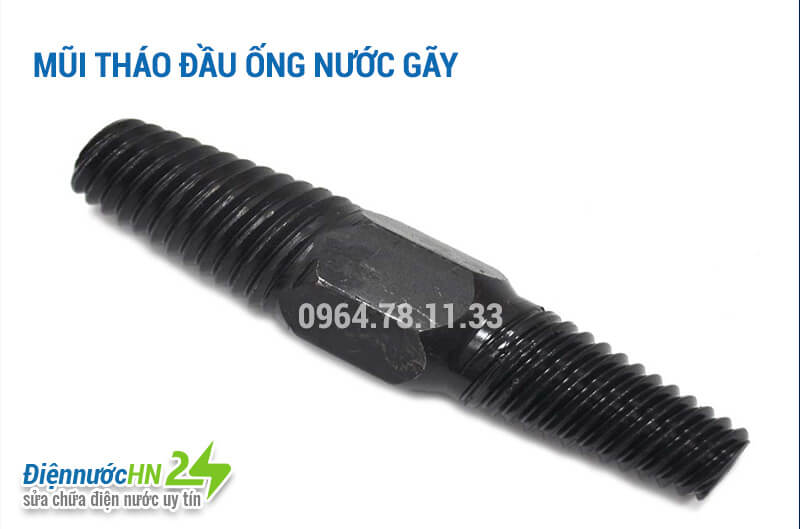 Mũi tháo đầu ống nước gãy Mũi tháo đầu ống nước gãy