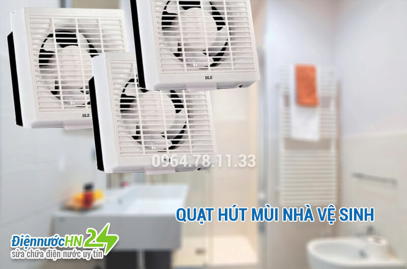 Cách lắp quạt hút mùi nhà vệ sinh tại nhà đơn giản