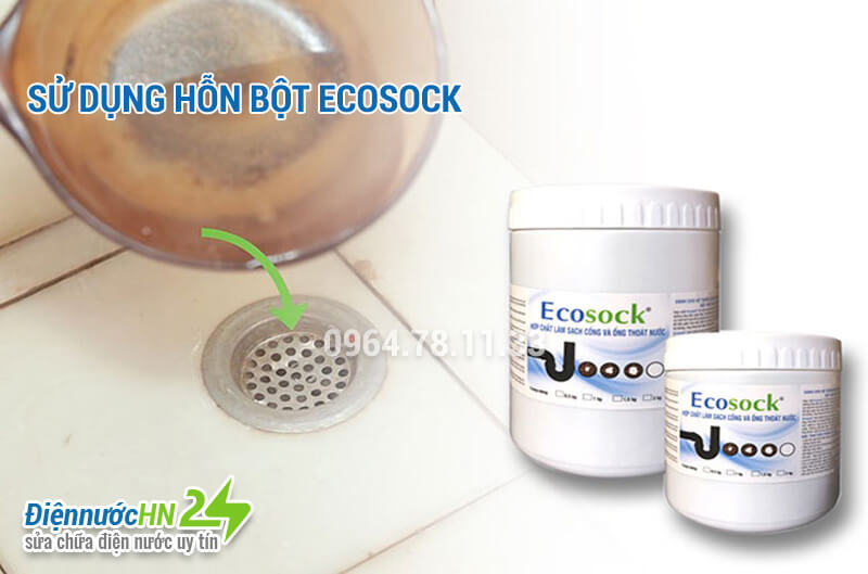Sử dụng bột EcoSock Sử dụng bột EcoSock