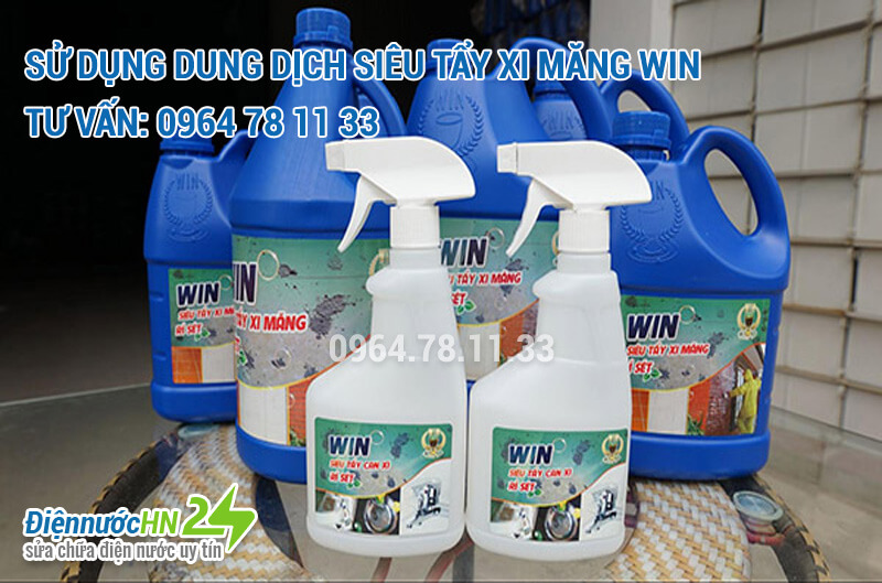 Cách tẩy xi măng trong ống thoát nước ai cũng làm được