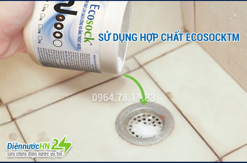 Sử dụng hợp chất EcoSockTM Sử dụng hợp chất EcoSockTM