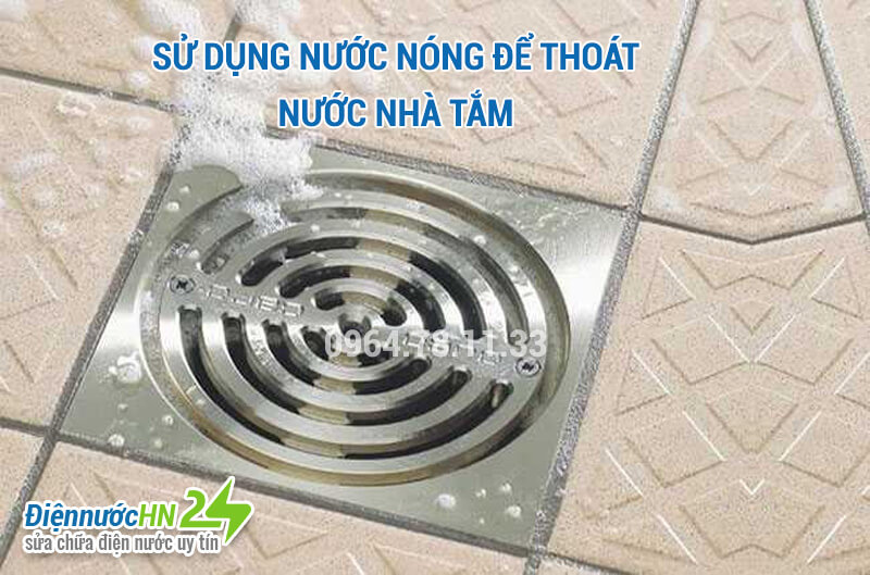Thoát nước nhà tắm bị tắc thì xử lý như thế nào? 