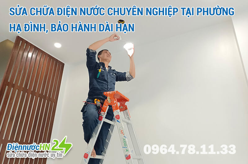 Sửa chữa điện nước chuyên nghiệp tại phường Hạ Đình, bảo hành dài hạn Sửa chữa điện nước chuyên nghiệp tại phường Hạ Đình, bảo hành dài hạn
