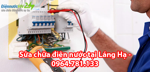 Sửa chữa điện nước tại Láng Hạ