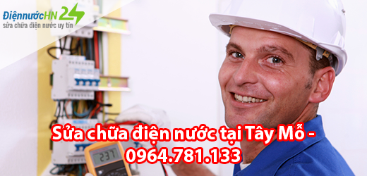Sửa chữa điện nước tại Tây Mỗ