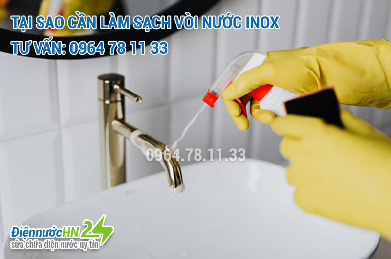 Mách bạn: Cách làm sạch vòi nước inox trong 1 nốt nhạc