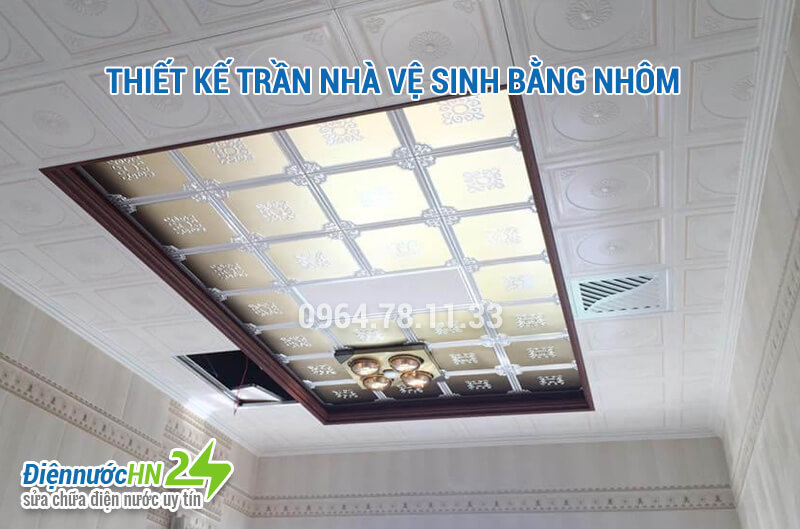  Giải đáp: Trần nhà vệ sinh nên làm bằng gì?