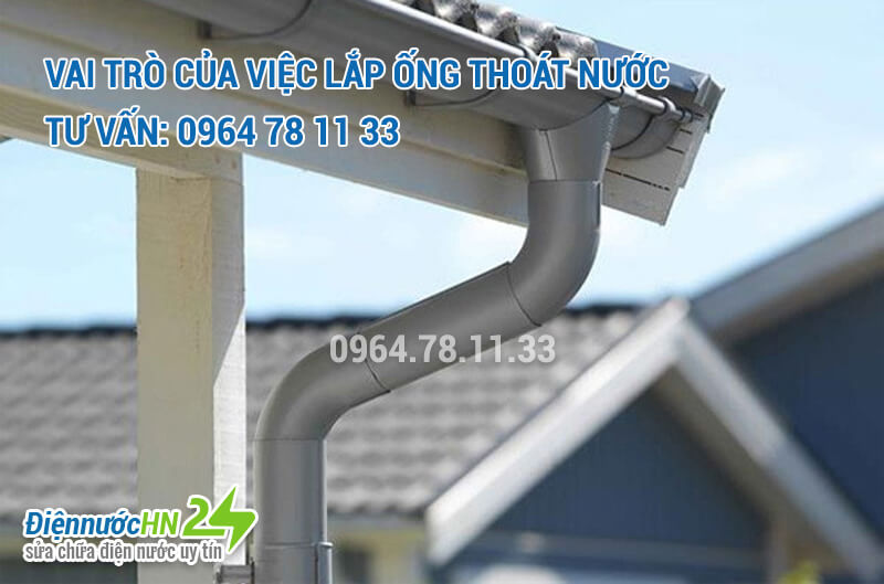  Hướng dẫn cách lắp đặt ống thoát nước mưa gia đình