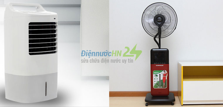 Nên mua quạt điều hòa hay quạt phun sương?