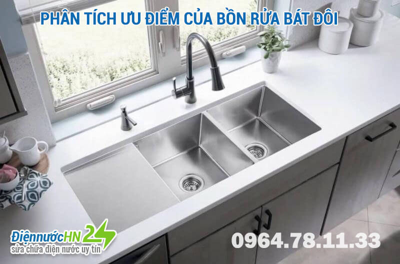 Phân tích ưu điểm của bồn rửa bát đôi Phân tích ưu điểm của bồn rửa bát đôi