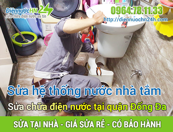 Sửa chữa điện nước tại Đống Đa