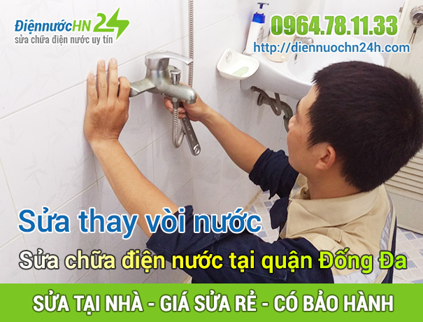 Sửa chữa điện nước tại Quận Đống Đa