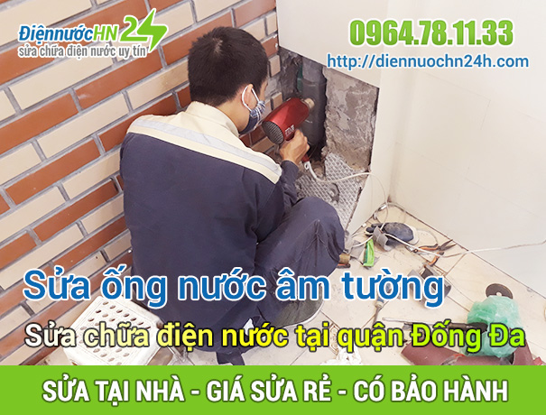 Sửa chữa điện nước tại Quận Đống Đa