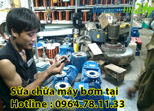  Sửa chữa máy bơm tại Ba Đình