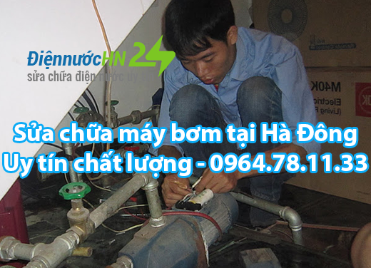 Sửa chữa máy bơm tại Hà Đông