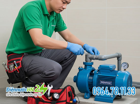 Dịch vụ Sửa Máy Bơm Tại Hà Nội | Điện Nước HN 24h - Uy tín, nhanh chóng - 0964.78.11.33