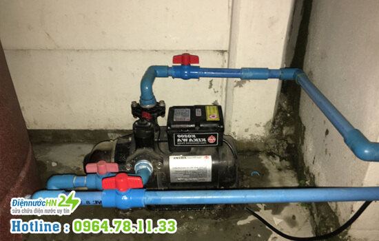 Sửa chữa máy bơm tại Long Biên