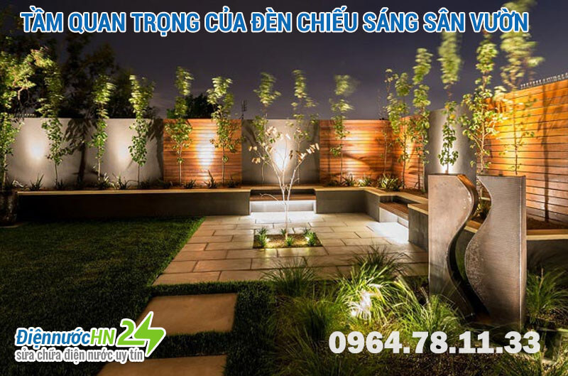 Tầm quan trọng của đèn chiếu sáng sân vườn Tầm quan trọng của đèn chiếu sáng sân vườn
