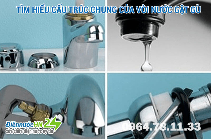 Tìm hiểu cấu trúc chung của vòi nước gật gù Tìm hiểu cấu trúc chung của vòi nước gật gù