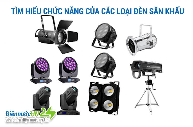 Tìm hiểu chức năng của Các loại đèn sân khấu Tìm hiểu chức năng của Các loại đèn sân khấu